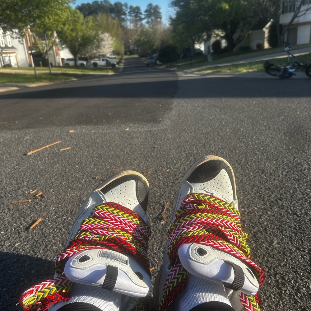 Multicolor Zigzag Sneakers - image 3